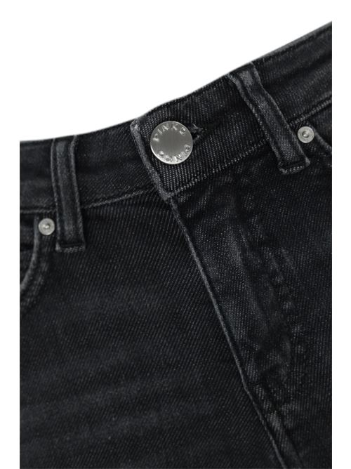 Jeans Flora in denim nero PINKO | 100561 A21XPJY